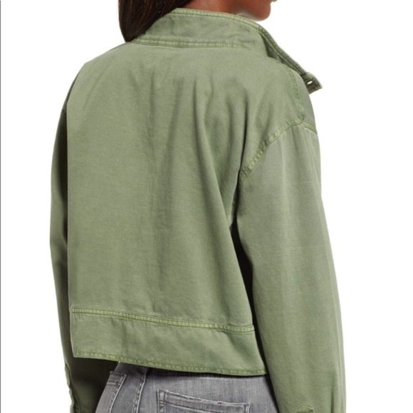 Like New! BP khaki 100% cotton army green jacket - Picture 11 of 11